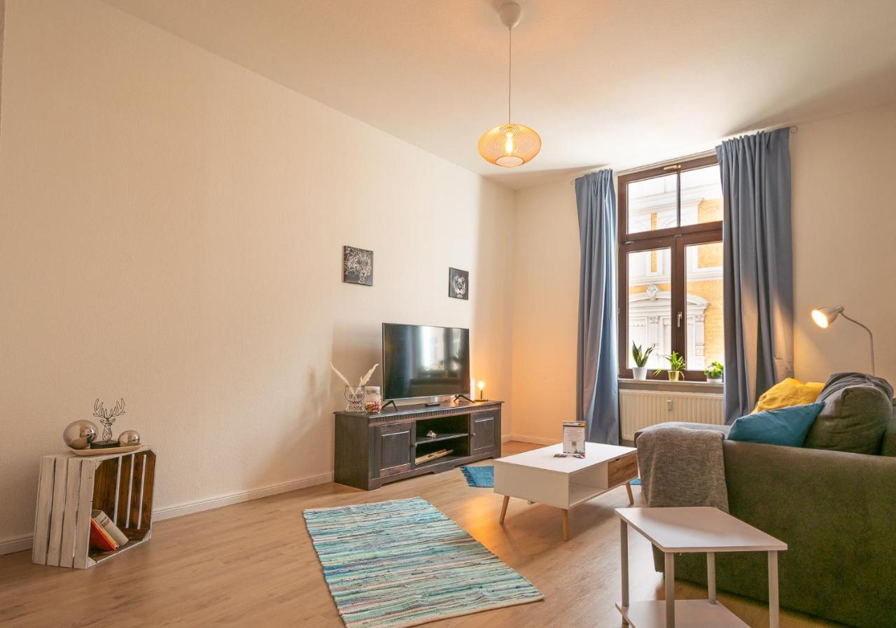 Blue Chili 18 Zentrales City-Apartment Am Hasselbachplatz, 4 Personen Maagdenburg Buitenkant foto