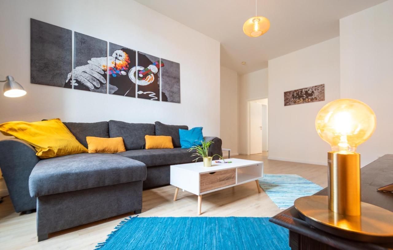 Blue Chili 18 Zentrales City-Apartment Am Hasselbachplatz, 4 Personen Maagdenburg Buitenkant foto