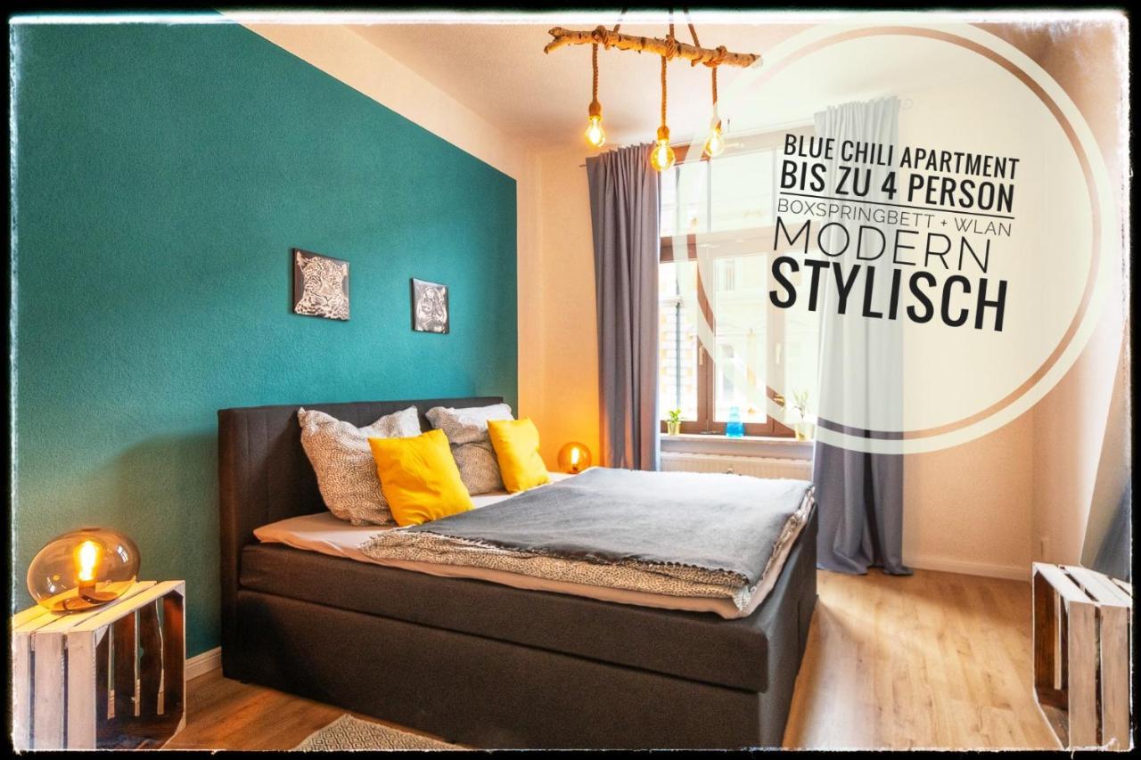 Blue Chili 18 Zentrales City-Apartment Am Hasselbachplatz, 4 Personen Maagdenburg Buitenkant foto